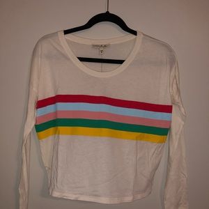 Express one eleven long sleeve crop top